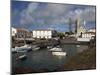 Harbour and Church, Madalena, Pico, Azores, Portugal, Atlantic, Europe-Ken Gillham-Mounted Photographic Print