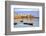 Harbour and Fishing Boats with Oudaia Kasbah and Coastline in Background, Rabat, Morocco-Neil Farrin-Framed Photographic Print