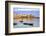 Harbour and Fishing Boats with Oudaia Kasbah and Coastline in Background, Rabat, Morocco-Neil Farrin-Framed Photographic Print