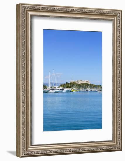 Harbour and Fort Carre, Antibes, Alpes Maritimes, Cote d'Azur, Provence, France, Mediterranean, Eur-Fraser Hall-Framed Photographic Print