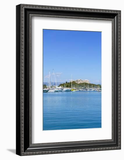 Harbour and Fort Carre, Antibes, Alpes Maritimes, Cote d'Azur, Provence, France, Mediterranean, Eur-Fraser Hall-Framed Photographic Print