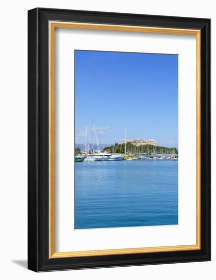 Harbour and Fort Carre, Antibes, Alpes Maritimes, Cote d'Azur, Provence, France, Mediterranean, Eur-Fraser Hall-Framed Photographic Print