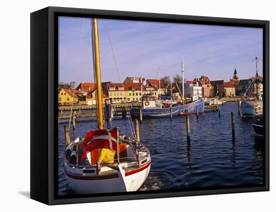 Harbour and Town of Faaborg, Denmark-Paul Harris-Framed Premier Image Canvas