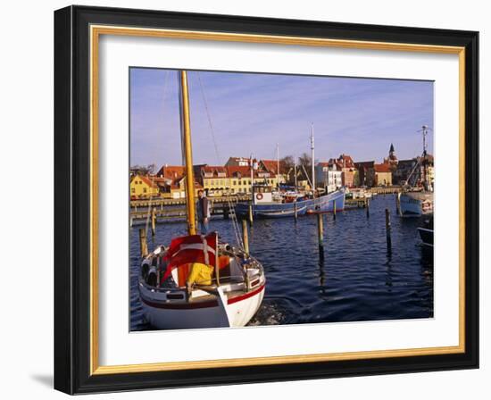 Harbour and Town of Faaborg, Denmark-Paul Harris-Framed Photographic Print