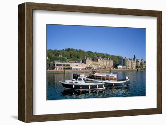 Harbour and Waterfront, Oban, Argyll, Strathclyde, Scotland, United Kingdom-Geoff Renner-Framed Photographic Print