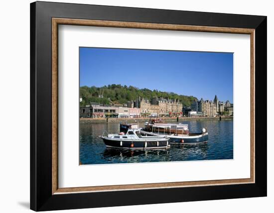 Harbour and Waterfront, Oban, Argyll, Strathclyde, Scotland, United Kingdom-Geoff Renner-Framed Photographic Print