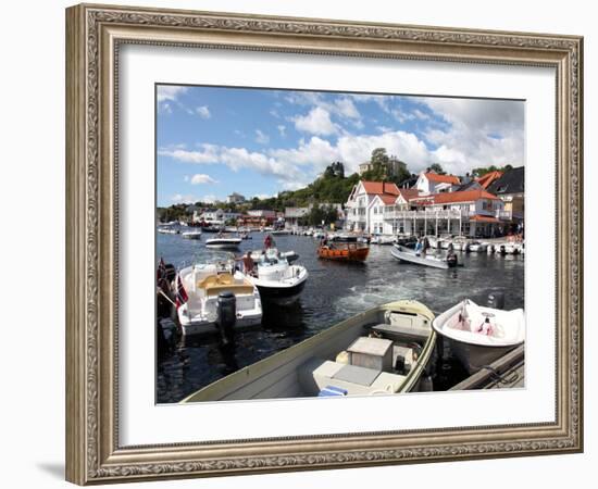 Harbour Approaches, Kragero, Telemark, South Norway, Norway, Scandinavia, Europe-David Lomax-Framed Photographic Print