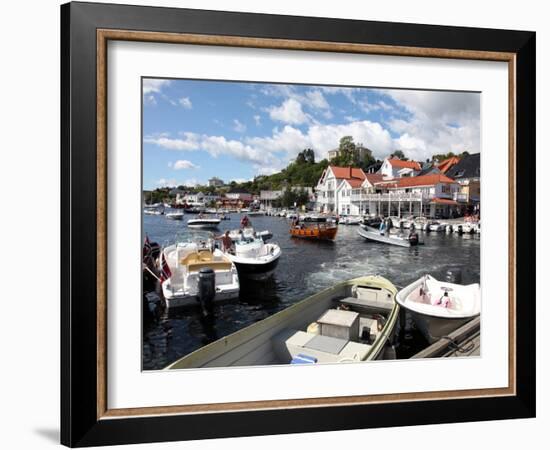 Harbour Approaches, Kragero, Telemark, South Norway, Norway, Scandinavia, Europe-David Lomax-Framed Photographic Print