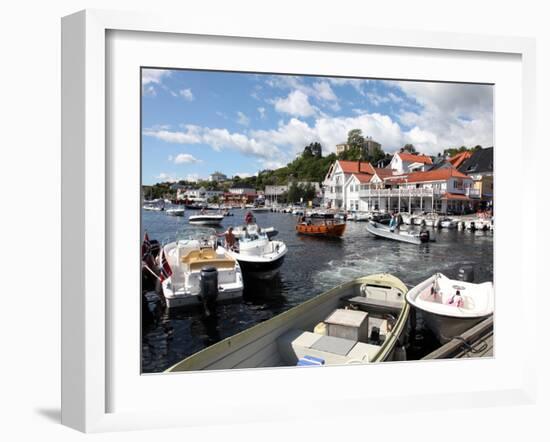 Harbour Approaches, Kragero, Telemark, South Norway, Norway, Scandinavia, Europe-David Lomax-Framed Photographic Print