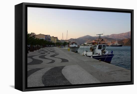 Harbour, Argostoli, Kefalonia, Greece-Peter Thompson-Framed Premier Image Canvas