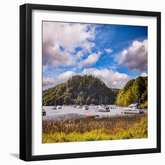 Harbour at Balmaha, Loch Lomond, Stirlingshire, Scotland, Uk-Travellinglight-Framed Photographic Print