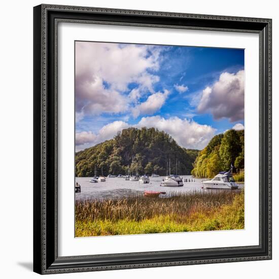 Harbour at Balmaha, Loch Lomond, Stirlingshire, Scotland, Uk-Travellinglight-Framed Photographic Print