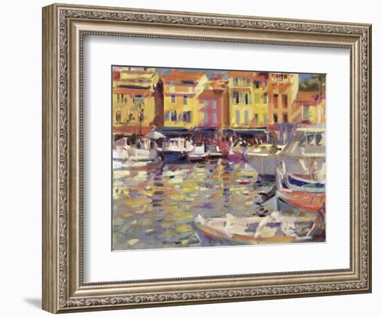 Harbour at Cassis-Peter Graham-Framed Giclee Print