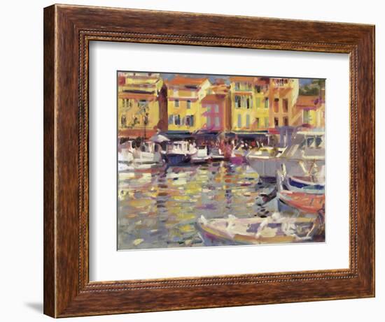 Harbour at Cassis-Peter Graham-Framed Giclee Print