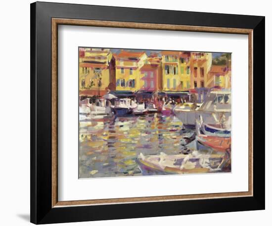 Harbour at Cassis-Peter Graham-Framed Giclee Print