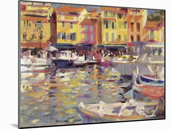 Harbour at Cassis-Peter Graham-Mounted Giclee Print