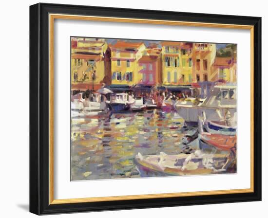 Harbour at Cassis-Peter Graham-Framed Giclee Print