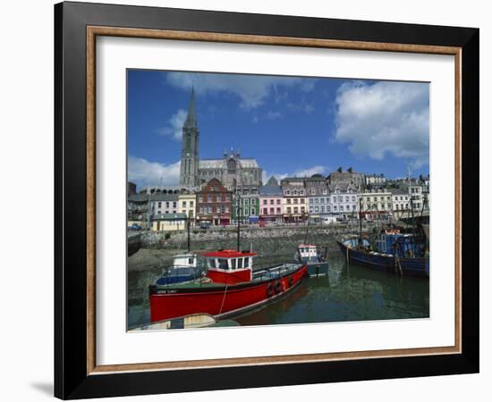 Harbour at Cobh, County Cork, Munster, Republic of Ireland, Europe-Richardson Rolf-Framed Photographic Print