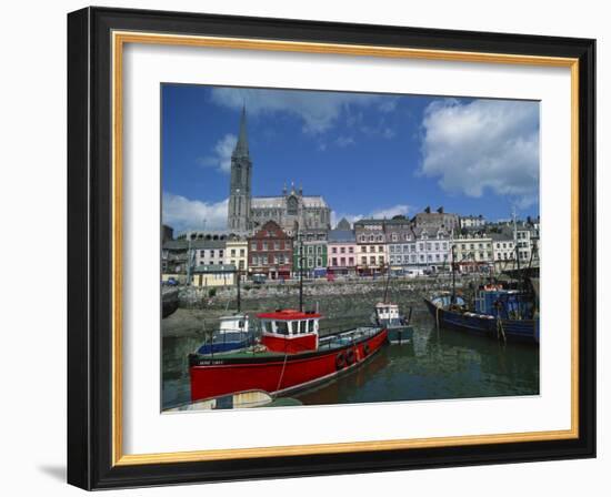 Harbour at Cobh, County Cork, Munster, Republic of Ireland, Europe-Richardson Rolf-Framed Photographic Print