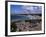 Harbour at Low Tide with Town Beach Beyond, Newquay, Cornwall, England, United Kingdom-Julian Pottage-Framed Photographic Print