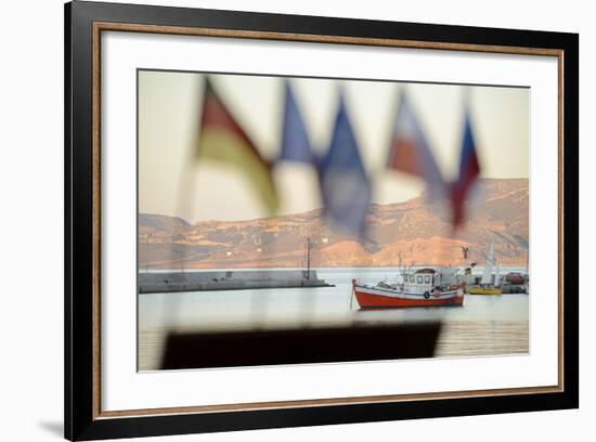 Harbour at Sitia, Crete, Greece, Europe-Christian Heeb-Framed Photographic Print