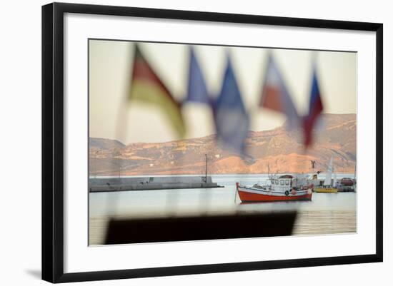 Harbour at Sitia, Crete, Greece, Europe-Christian Heeb-Framed Photographic Print