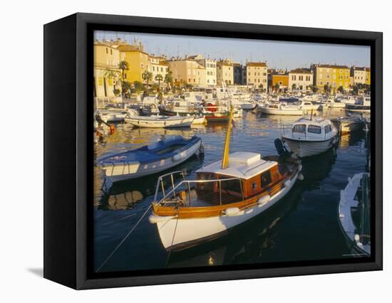 Harbour at Sunset, Rovinj, Istria, Croatia-Ken Gillham-Framed Premier Image Canvas