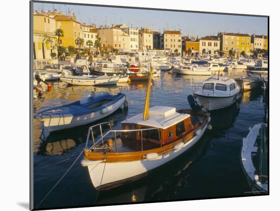 Harbour at Sunset, Rovinj, Istria, Croatia-Ken Gillham-Mounted Photographic Print