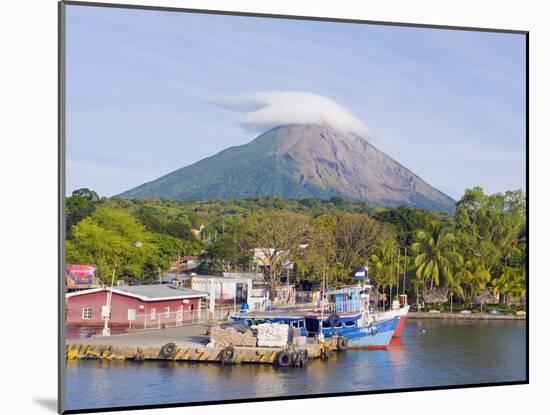 Harbour Below Volcan Concepcion, 1610M, Ometepe Island, Lake Nicaragua, Nicaragua, Central America-Christian Kober-Mounted Photographic Print