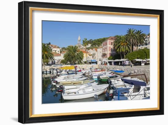 Harbour Boats, Hvar, Hvar Island, Dalmatia, Croatia, Europe-Frank Fell-Framed Photographic Print