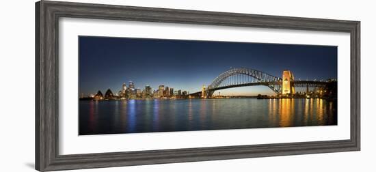 Harbour Bridge, Sydney, Nsw, Australia-Michele Falzone-Framed Photographic Print