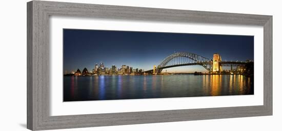 Harbour Bridge, Sydney, Nsw, Australia-Michele Falzone-Framed Photographic Print