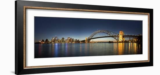 Harbour Bridge, Sydney, Nsw, Australia-Michele Falzone-Framed Photographic Print