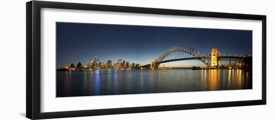 Harbour Bridge, Sydney, Nsw, Australia-Michele Falzone-Framed Photographic Print