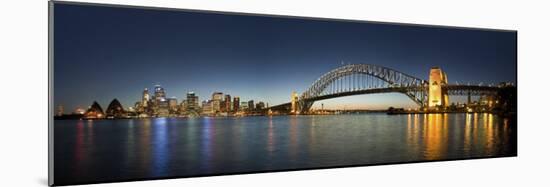 Harbour Bridge, Sydney, Nsw, Australia-Michele Falzone-Mounted Photographic Print