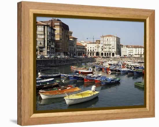 Harbour, Castro-Urdiales, Cantabria, Spain-Sheila Terry-Framed Premier Image Canvas