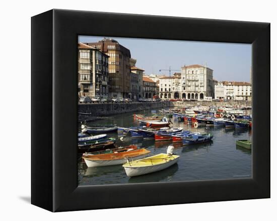 Harbour, Castro-Urdiales, Cantabria, Spain-Sheila Terry-Framed Premier Image Canvas