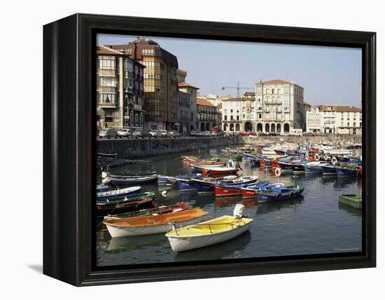 Harbour, Castro-Urdiales, Cantabria, Spain-Sheila Terry-Framed Premier Image Canvas