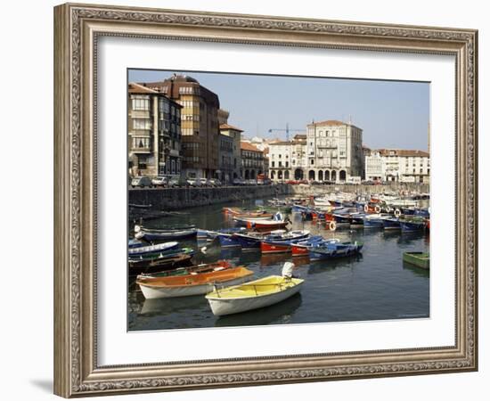 Harbour, Castro-Urdiales, Cantabria, Spain-Sheila Terry-Framed Photographic Print