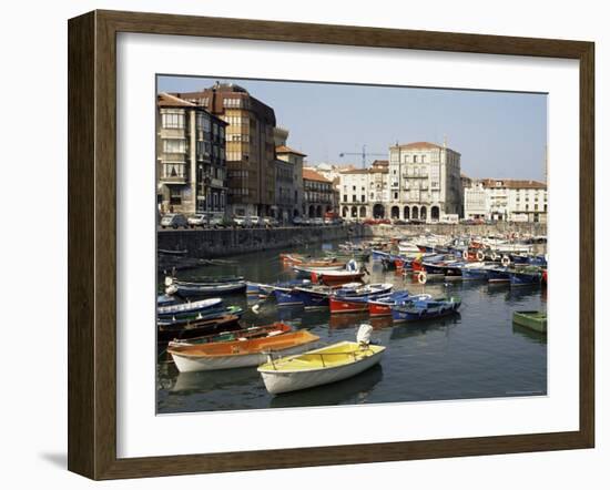 Harbour, Castro-Urdiales, Cantabria, Spain-Sheila Terry-Framed Photographic Print