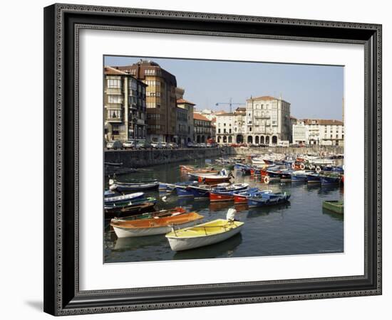 Harbour, Castro-Urdiales, Cantabria, Spain-Sheila Terry-Framed Photographic Print