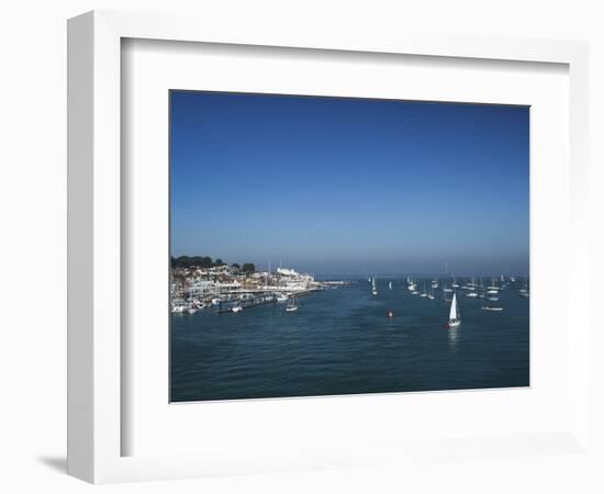 Harbour Entrance to Cowes, Isle of Wight, England, United Kingdom, Europe-Mark Chivers-Framed Photographic Print