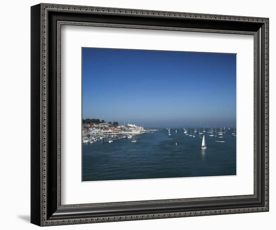 Harbour Entrance to Cowes, Isle of Wight, England, United Kingdom, Europe-Mark Chivers-Framed Photographic Print