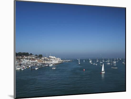 Harbour Entrance to Cowes, Isle of Wight, England, United Kingdom, Europe-Mark Chivers-Mounted Photographic Print