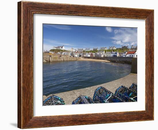 Harbour, Findochty, Moray, Scotland-David Wall-Framed Photographic Print