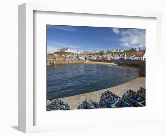 Harbour, Findochty, Moray, Scotland-David Wall-Framed Photographic Print