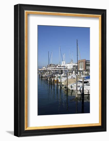 Harbour, Friedrichshafen, Lake of Constance, Baden-Wurttemberg, Germany-Ernst Wrba-Framed Photographic Print