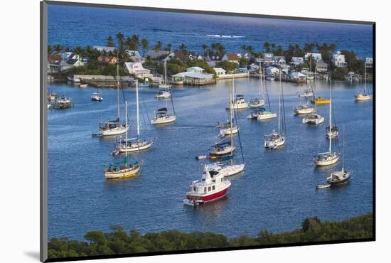 Harbour, Hope Town, Elbow Cay, Abaco Islands, Bahamas, West Indies, Central America-Jane Sweeney-Mounted Photographic Print