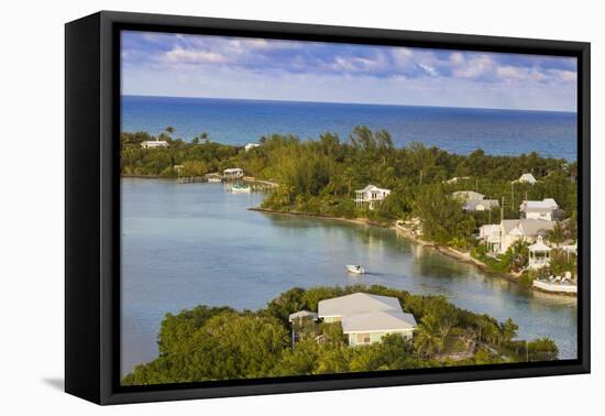 Harbour, Hope Town, Elbow Cay, Abaco Islands, Bahamas, West Indies, Central America-Jane Sweeney-Framed Premier Image Canvas