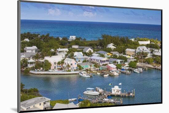 Harbour, Hope Town, Elbow Cay, Abaco Islands, Bahamas, West Indies, Central America-Jane Sweeney-Mounted Photographic Print